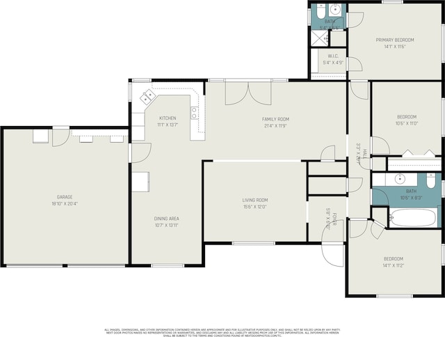 1128 Mason Dr, Hurst, TX 76053 - floor plan