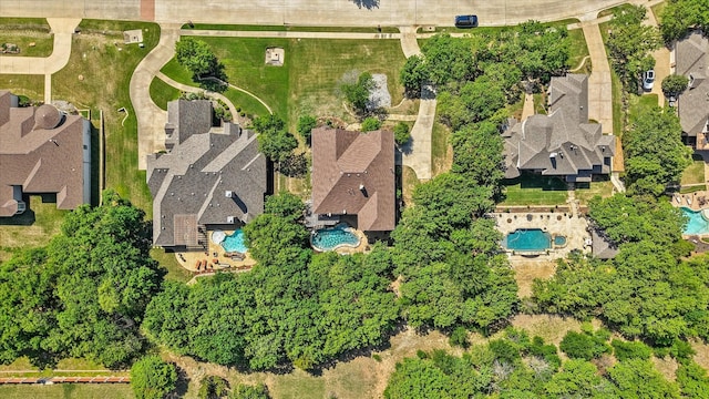 3604 Post Oak Trl, Corinth, TX 76210 - view of property location with a pool area and nearby suburban area