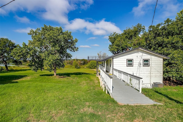 2520 Long Creek Ct, Granbury, TX 76049 - view of yard featuring cooling unit