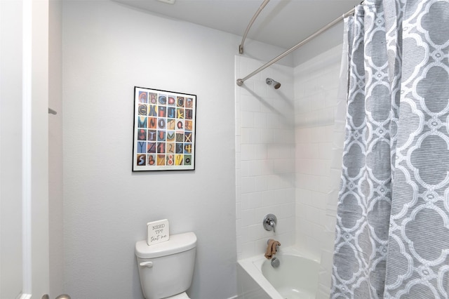 9449 Firedog Dr, Fort Worth, TX 76131 - full bath with shower / bath combo with shower curtain and toilet