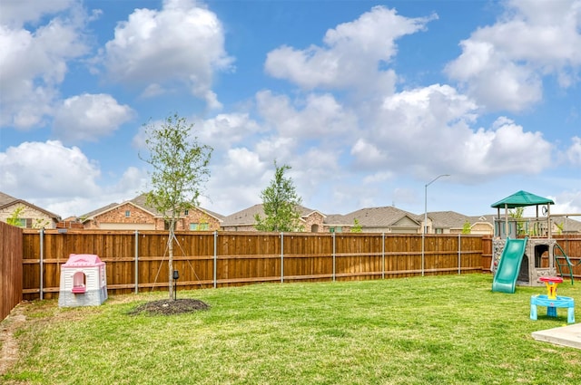 9449 Firedog Dr, Fort Worth, TX 76131 - fenced backyard with a playground