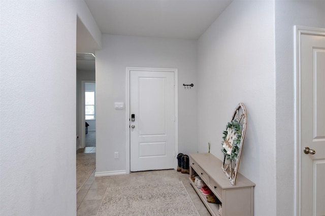 9449 Firedog Dr, Fort Worth, TX 76131 - mudroom with light tile patterned floors
