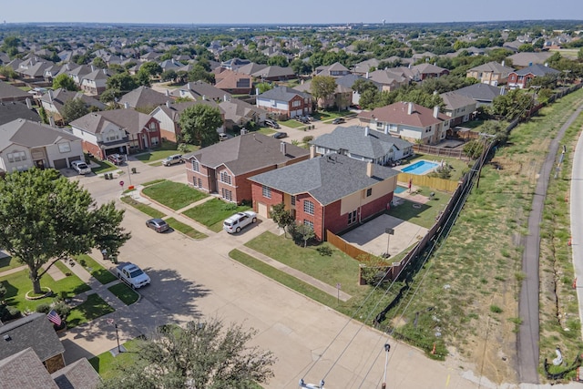 8202 Silverton Dr, Arlington, TX 76001 - bird's eye view featuring a residential view