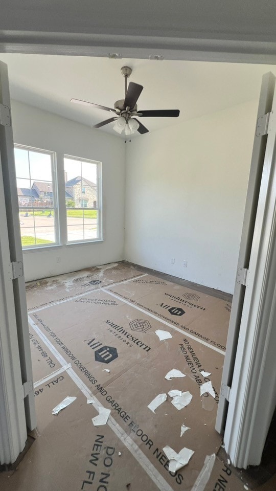 213 Pilot Dr, Caddo Mills, TX 75135 - unfurnished room with ceiling fan