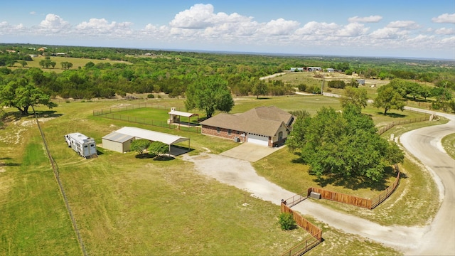 202 Hill Valley Dr, Stephenville, TX 76401 - aerial view with a rural view
