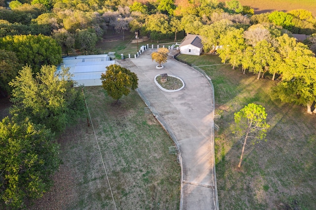 7342 Briar Rd, Azle, TX 76020 - drone / aerial view featuring a view of trees