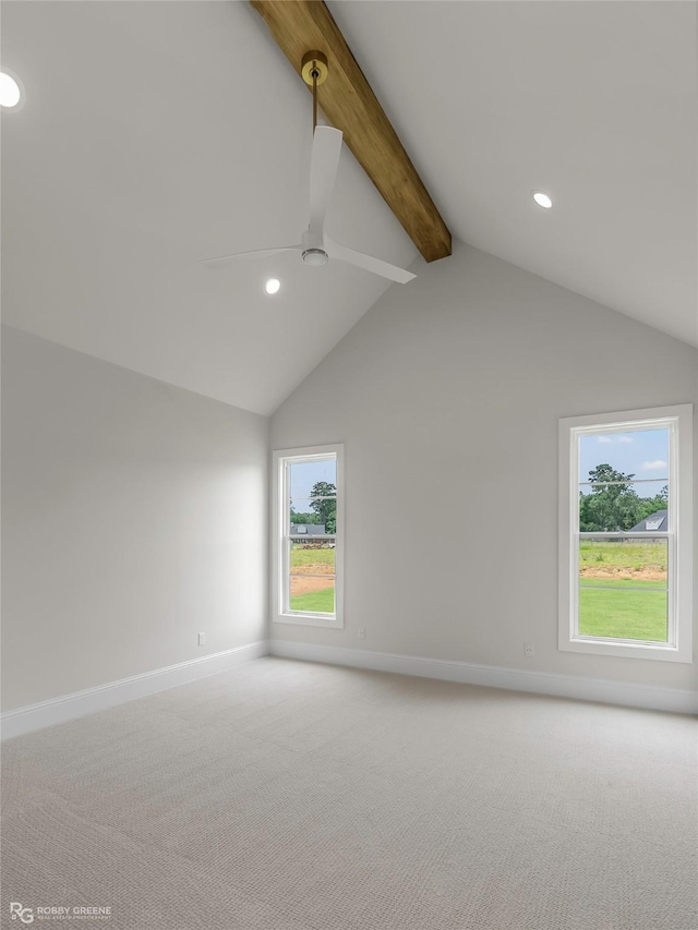 916 Aaron Ln, Benton, LA 71006 - additional living space with carpet flooring, recessed lighting, and a ceiling fan