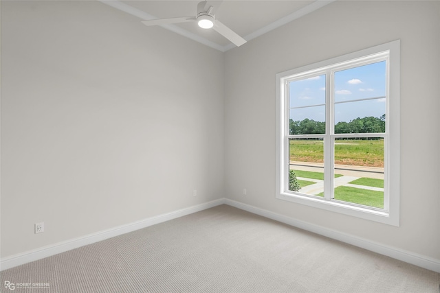 916 Aaron Ln, Benton, LA 71006 - empty room with light colored carpet and ceiling fan