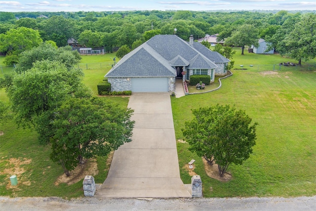 drone / aerial view
