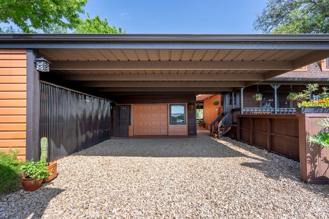 12282 Fm 1392, Terrell, TX 75160 - exterior space with a carport and driveway