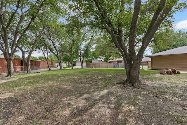 3206 Knights Haven Ln, Garland, TX 75044 - view of yard with fence