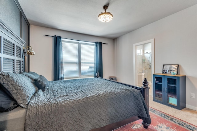 4737 Tanglewood Dr, Haltom City, TX 76137 - carpeted bedroom with ensuite bathroom