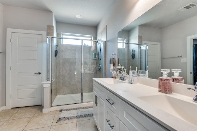 4737 Tanglewood Dr, Haltom City, TX 76137 - full bathroom with a stall shower and a sink