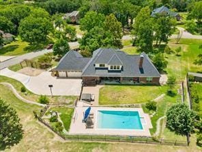 drone / aerial view