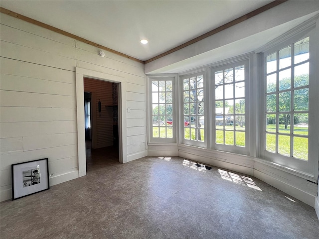 143 Lisa Layne St, Gun Barrel City, TX 75156 - spare room with wooden walls