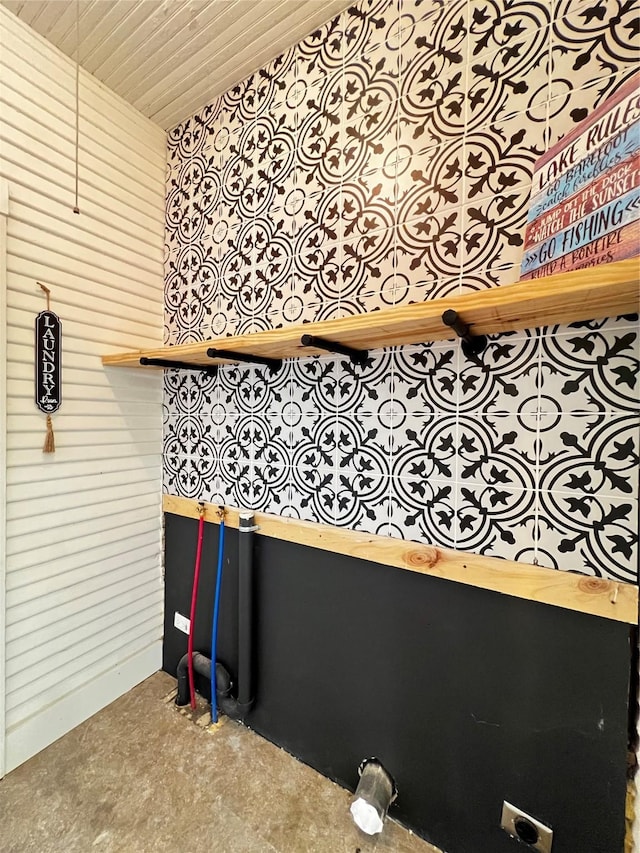 143 Lisa Layne St, Gun Barrel City, TX 75156 - misc room with carpet floors and wood ceiling