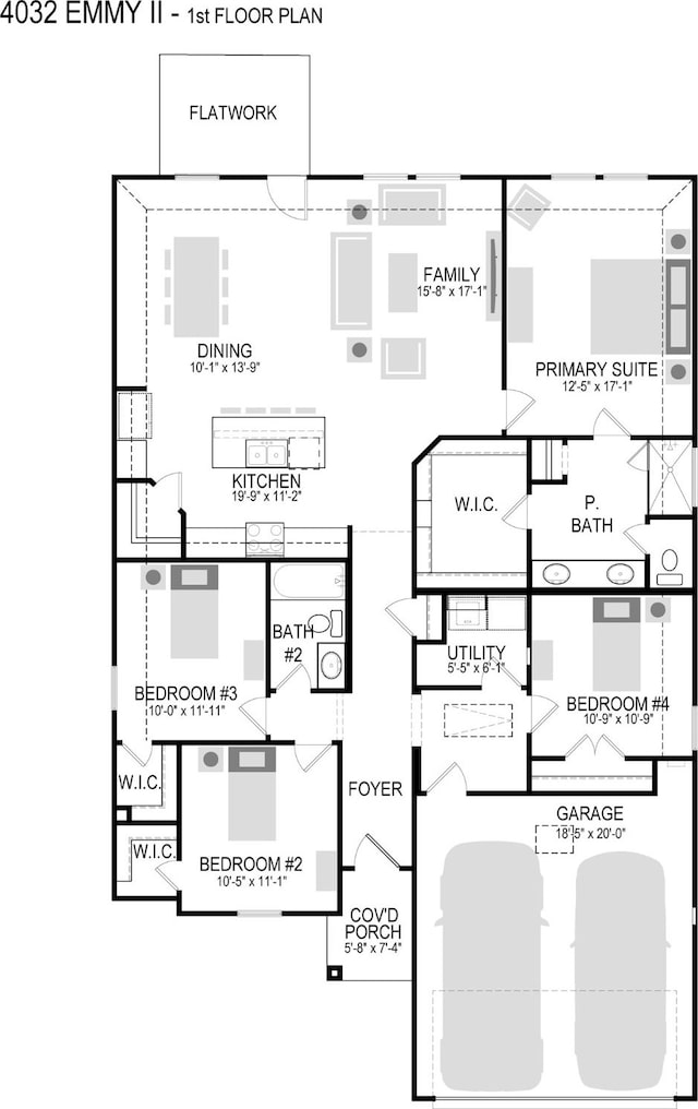2741 Lopice Ln, Fort Worth, TX 76179 - home floor plan