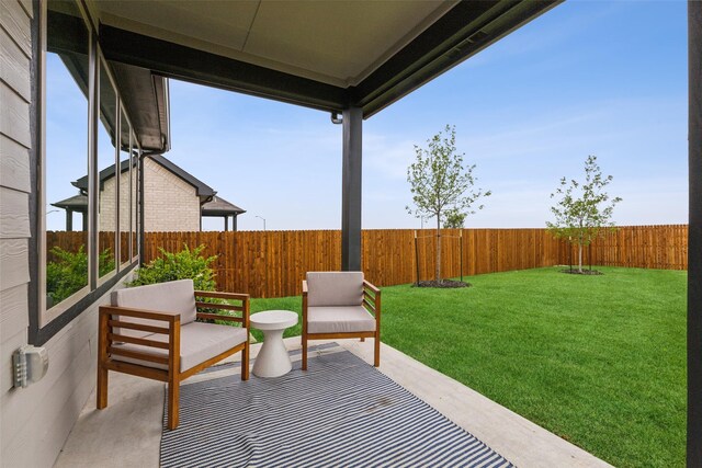 2740 Keokuk St, Fort Worth, TX 76179 - view of patio / terrace with a fenced backyard