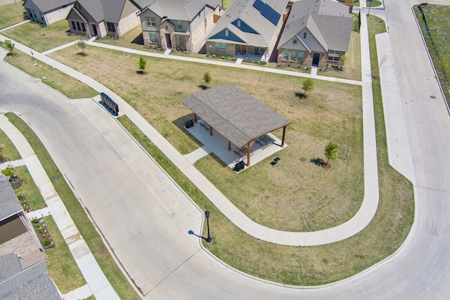 birds eye view of property featuring a residential view
