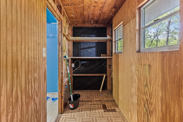 view of storage room