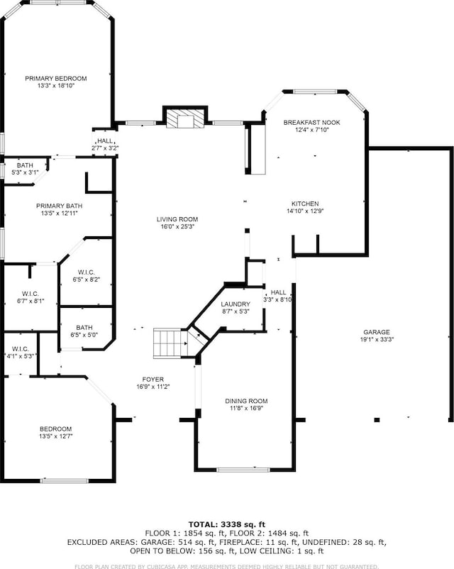 1805 Paddington Ct, Arlington, TX 76017 - floor plan