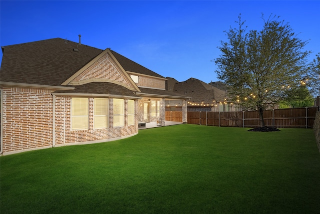 313 Grove Park Pl, Mckinney, TX 75071 - view of yard with a patio
