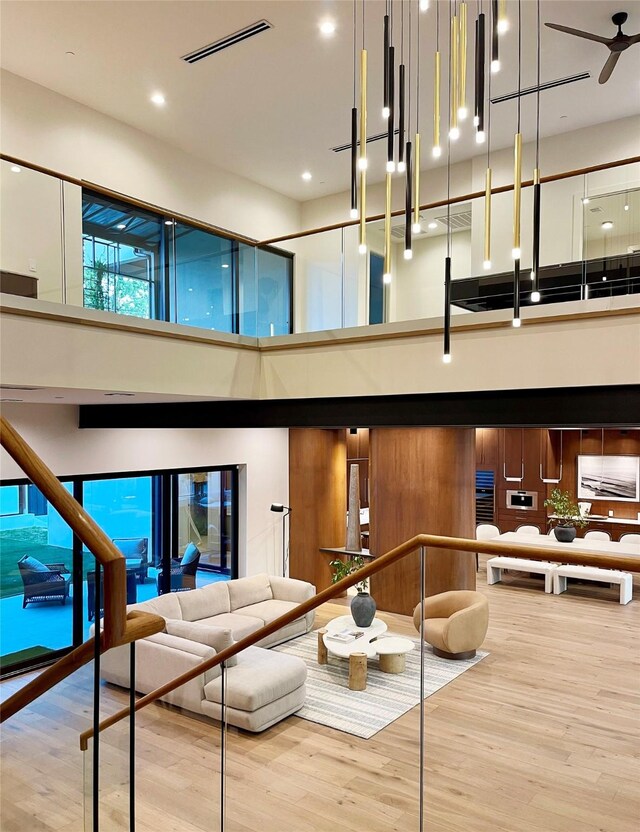 10236 Crestover Dr, Dallas, TX 75229 - community lobby featuring a high ceiling and recessed lighting