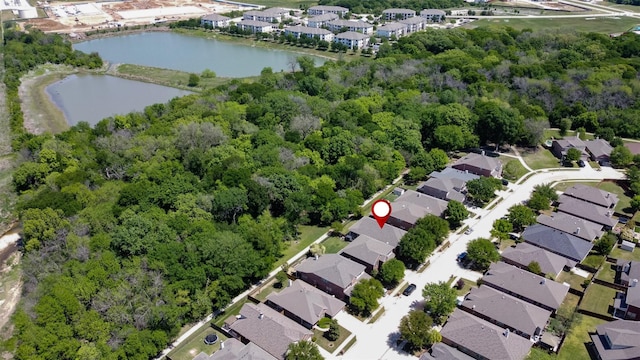 3945 Ringdove Way, Fort Worth, TX 76262 - view of property location with nearby suburban area and a nearby body of water