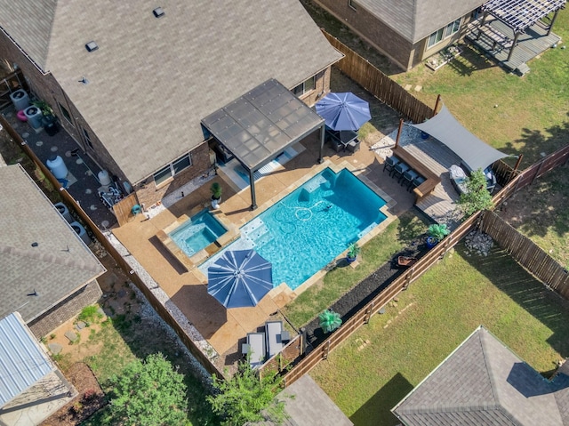 bird's eye view