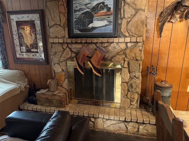 15095 US Highway 82 E, No City, TX 76380 - room details featuring wood walls