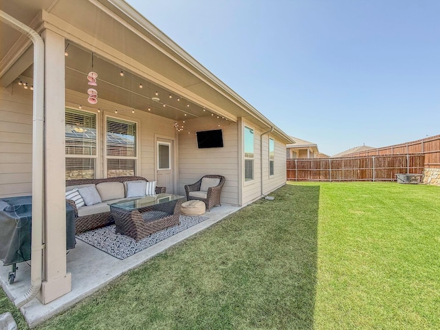 1005 Napier Way, Fort Worth, TX 76247 - view of yard featuring an outdoor hangout area