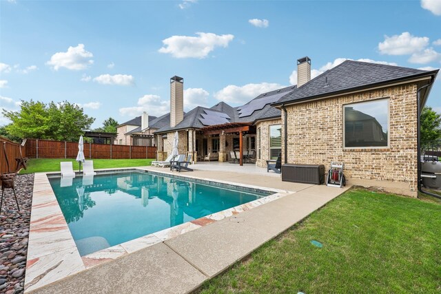 1011 Caribou Dr, Prosper, TX 75078 - view of front of home with brick siding and a front yard