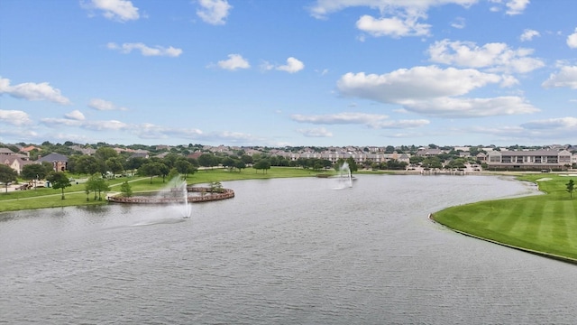 water view featuring a residential view