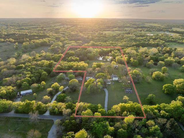 539 Smith Oak Rd, Sherman, TX 75090 - view of aerial view at dusk