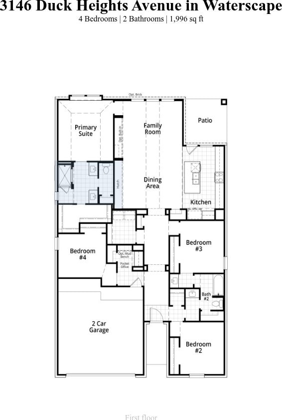 3146 Duck Heights Ave, Royse City, TX 75189 - plan