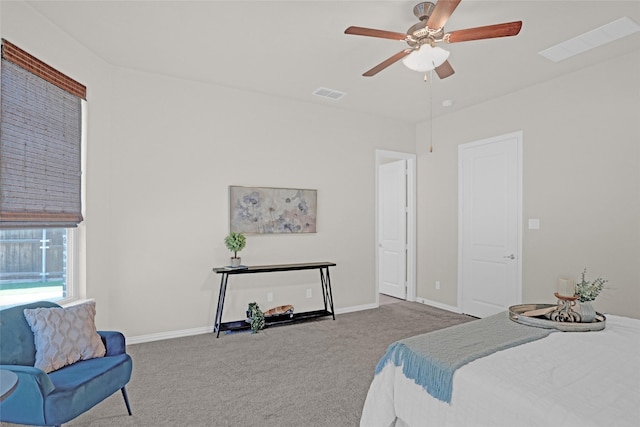 3341 Man O War Rd, Celina, TX 75009 - bedroom with carpet flooring, baseboards, and a ceiling fan