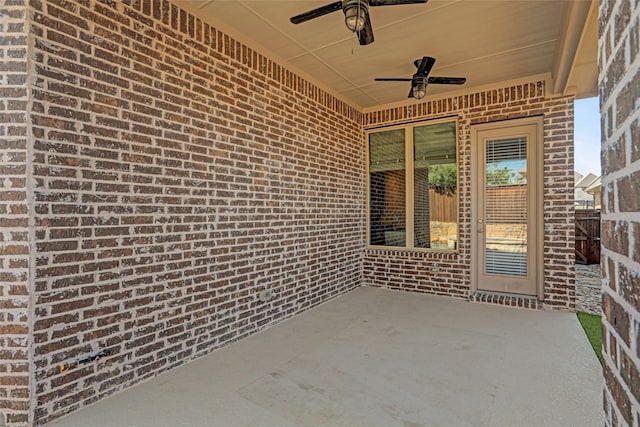 3341 Man O War Rd, Celina, TX 75009 - view of patio featuring ceiling fan