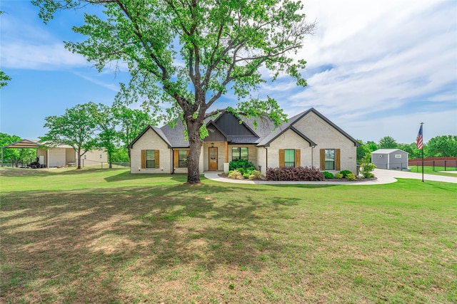 1153 Horizon Trace Dr, Azle, TX 76020 - view of front of home with brick siding