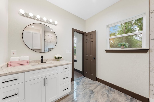228 W Fm 27, Fairfield, TX 75840 - bathroom featuring vanity and baseboards
