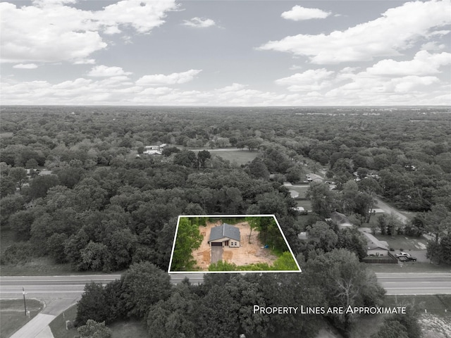 228 W Fm 27, Fairfield, TX 75840 - aerial view of property's location with a forest and property boundaries highlighted
