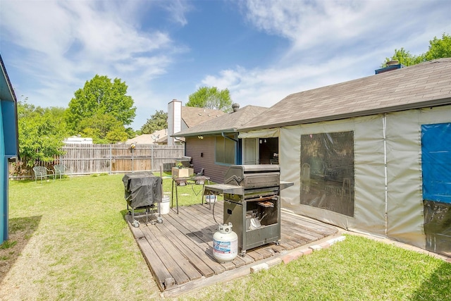 10125 Leatherwood Dr, Fort Worth, TX 76108 - exterior space with fence and a deck