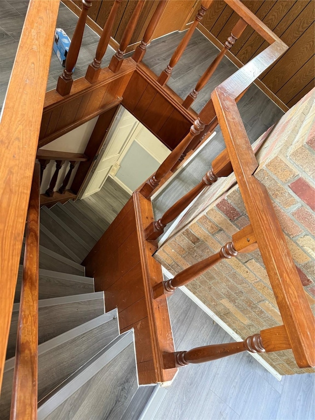 view of stairs