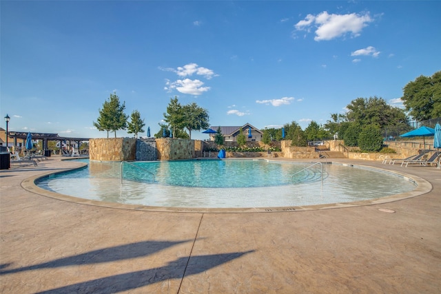 3128 Lexington Dr, Celina, TX 75009 - community pool featuring a patio