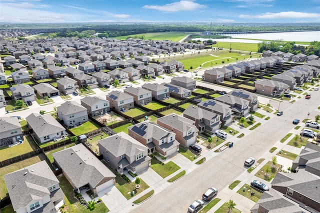 1335 Panorama Dr, Forney, TX 75126 - bird's eye view with a water view and a residential view