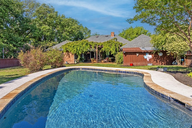 6 Broadmoor Way, Lucas, TX 75098 - view of pool featuring an outdoor structure