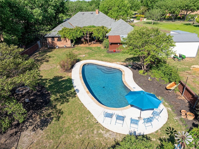 6 Broadmoor Way, Lucas, TX 75098 - view of swimming pool featuring a patio