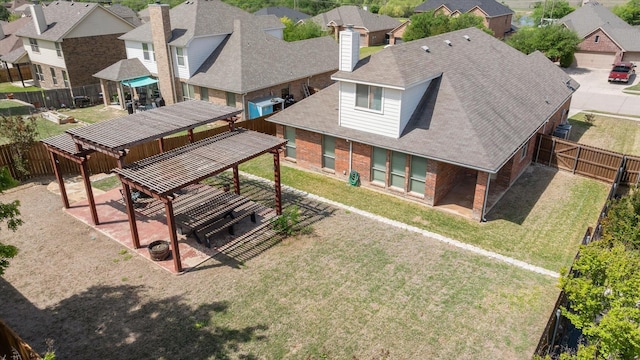 1509 Salado Trl, Weatherford, TX 76087 - drone / aerial view featuring a residential view