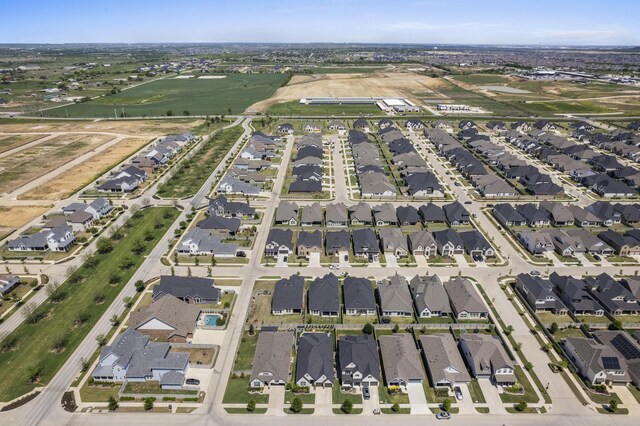 bird's eye view featuring a residential view