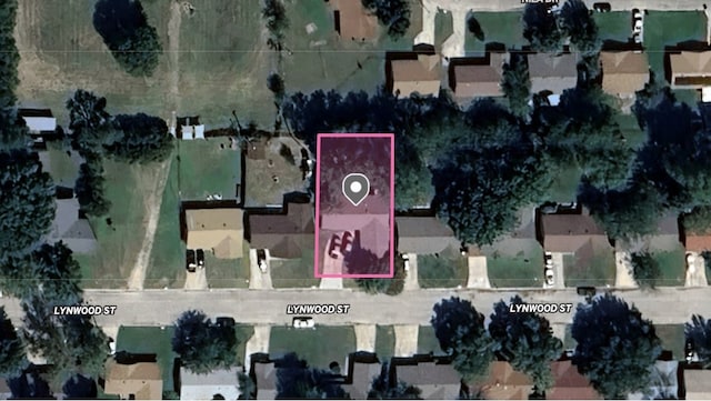 birds eye view of property featuring a residential view