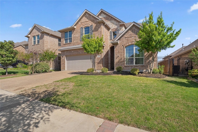 1811 Morning Mist Way, Wylie, TX 75098 - traditional-style home with brick siding, an attached garage, and driveway